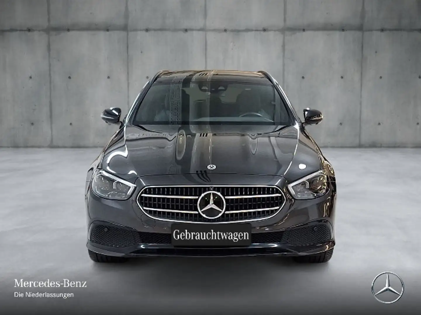 Mercedes-Benz E 300 de 4MATIC T-Modell 360 ACC AUT DynLicht LM Grau - 2