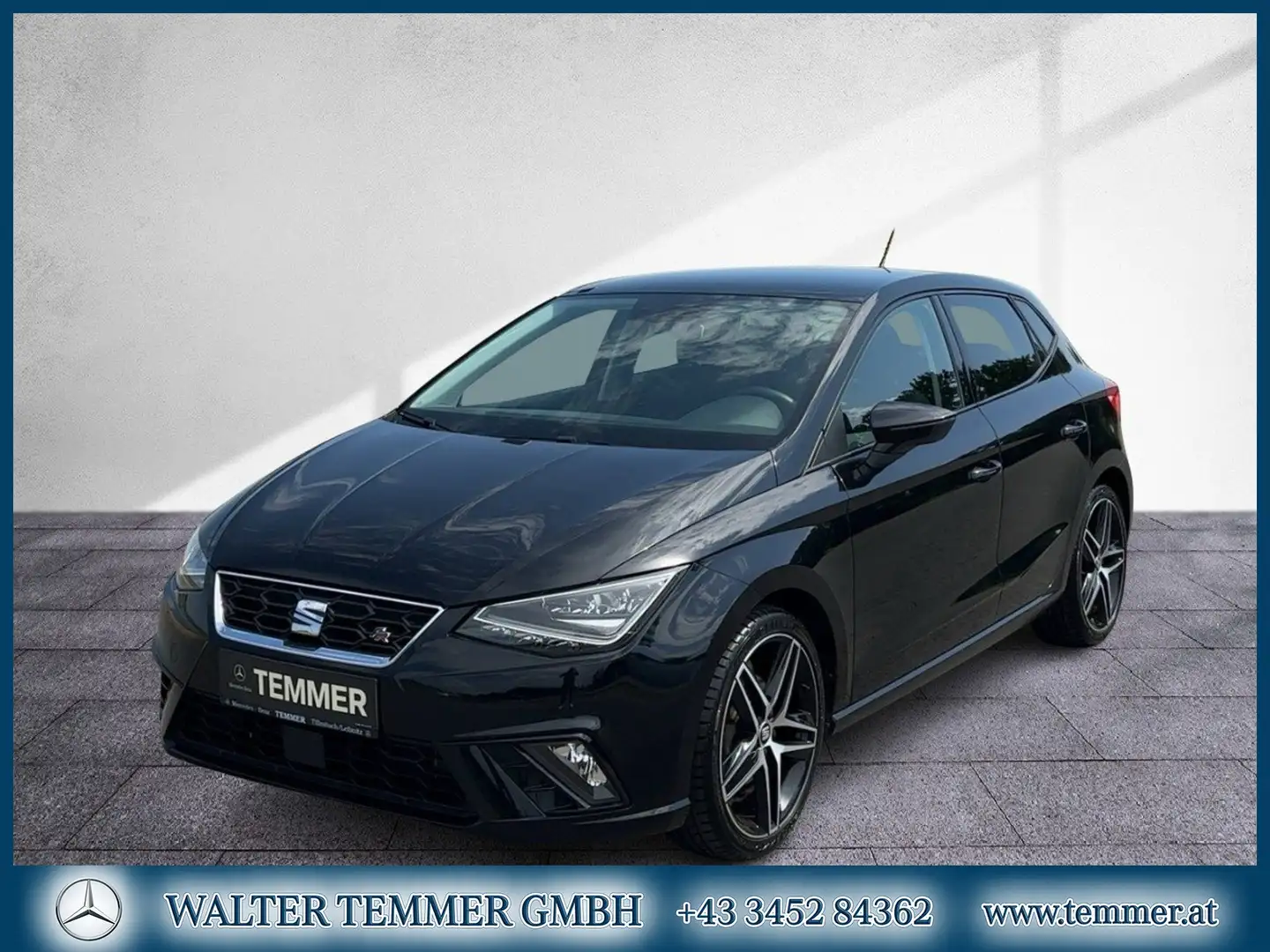 SEAT Ibiza 1,0 TSI DSG FR-Line LED ACC SHZ Schwarz - 1
