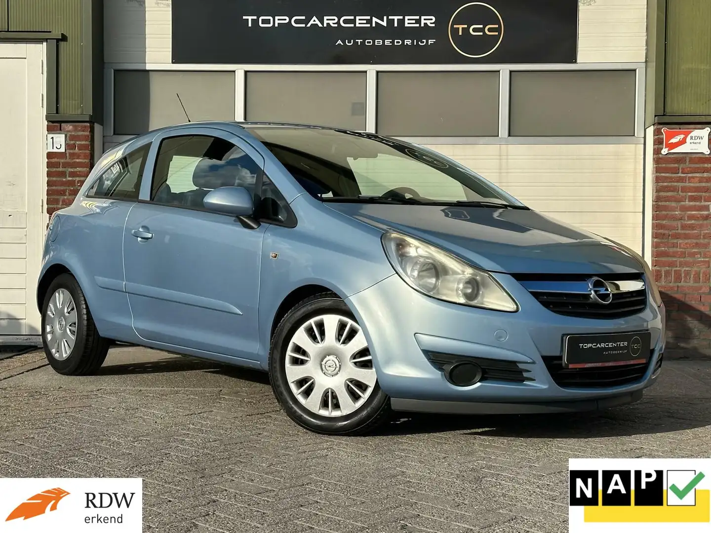 Opel Corsa 1.2-16V Business/AIRCO/3DRS/AUT/APK/NAP Blauw - 1