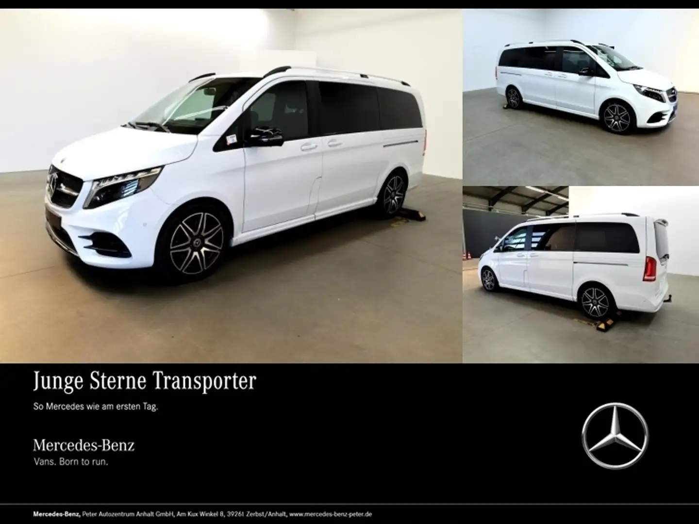 Mercedes-Benz V 300 V300d AVANTGARDE Lang AMG/Night-Paket/Distronic Biały - 1