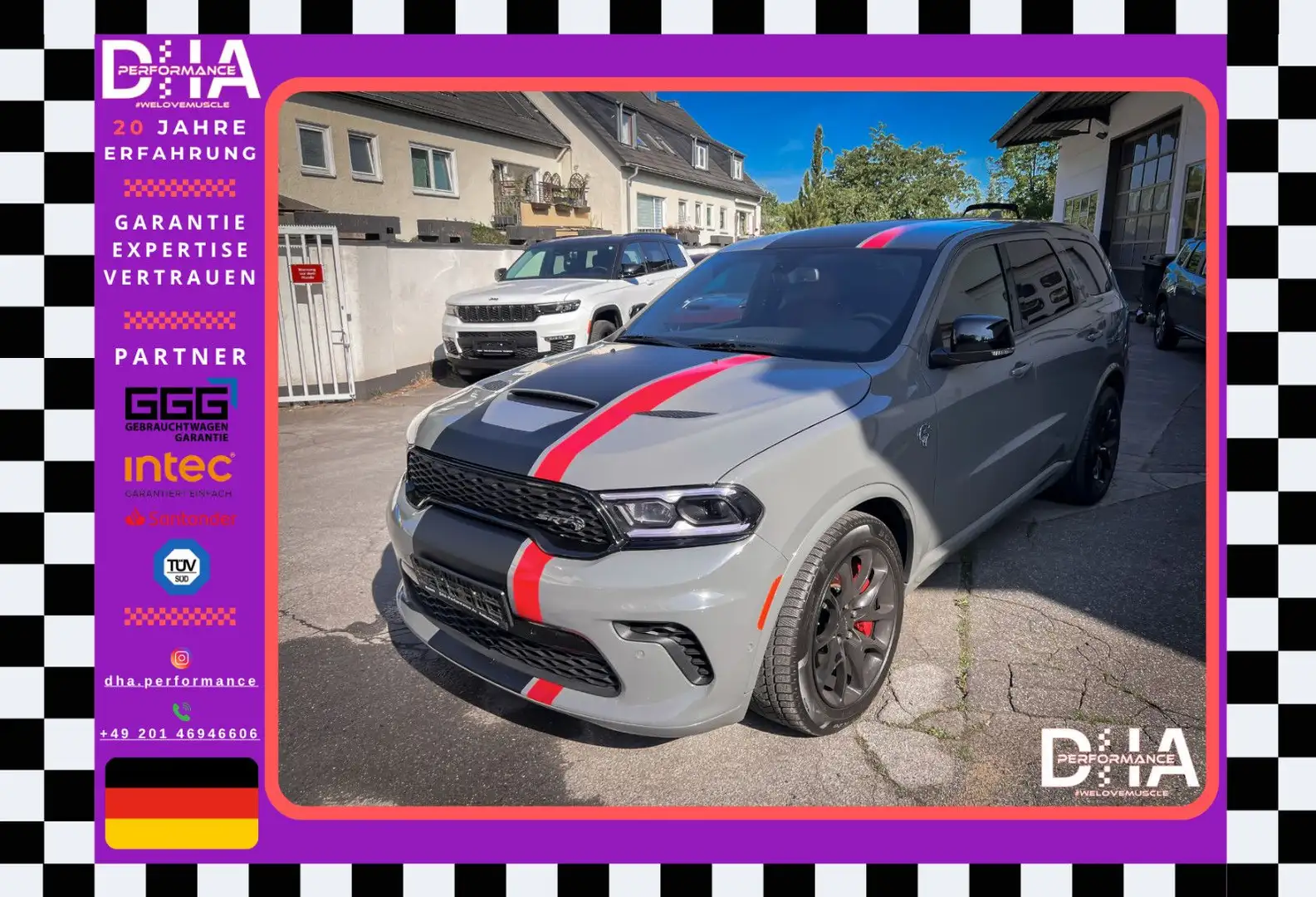 Dodge Durango DURANGO HELLCAT SRT*6.2 V8 *LED*FACELIFT*KAMERA* Grau - 1