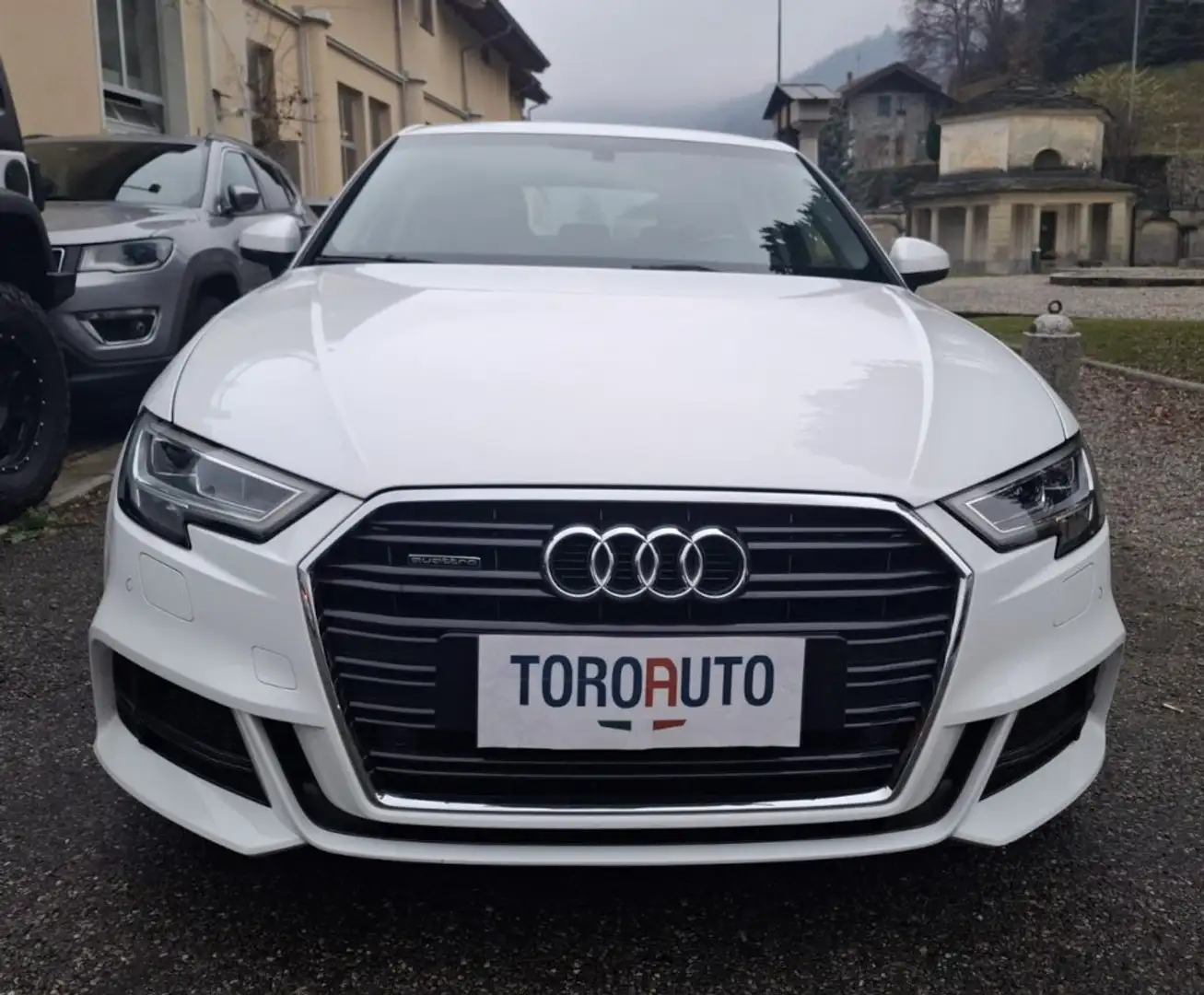Audi A3 SPB 2.0 TDI 184CV S tronic Sport quattro Sline Edi Weiß - 2