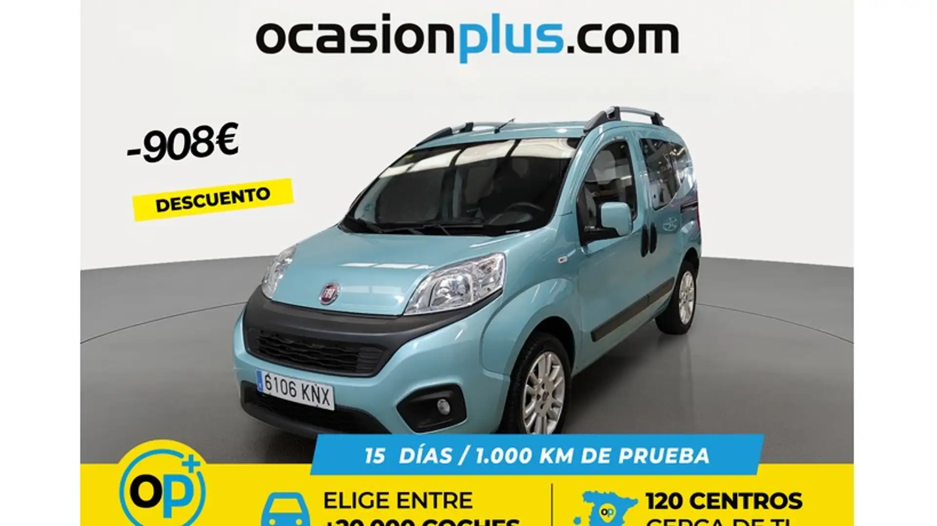Fiat Qubo 1.3Mjt Lounge Azul - 1