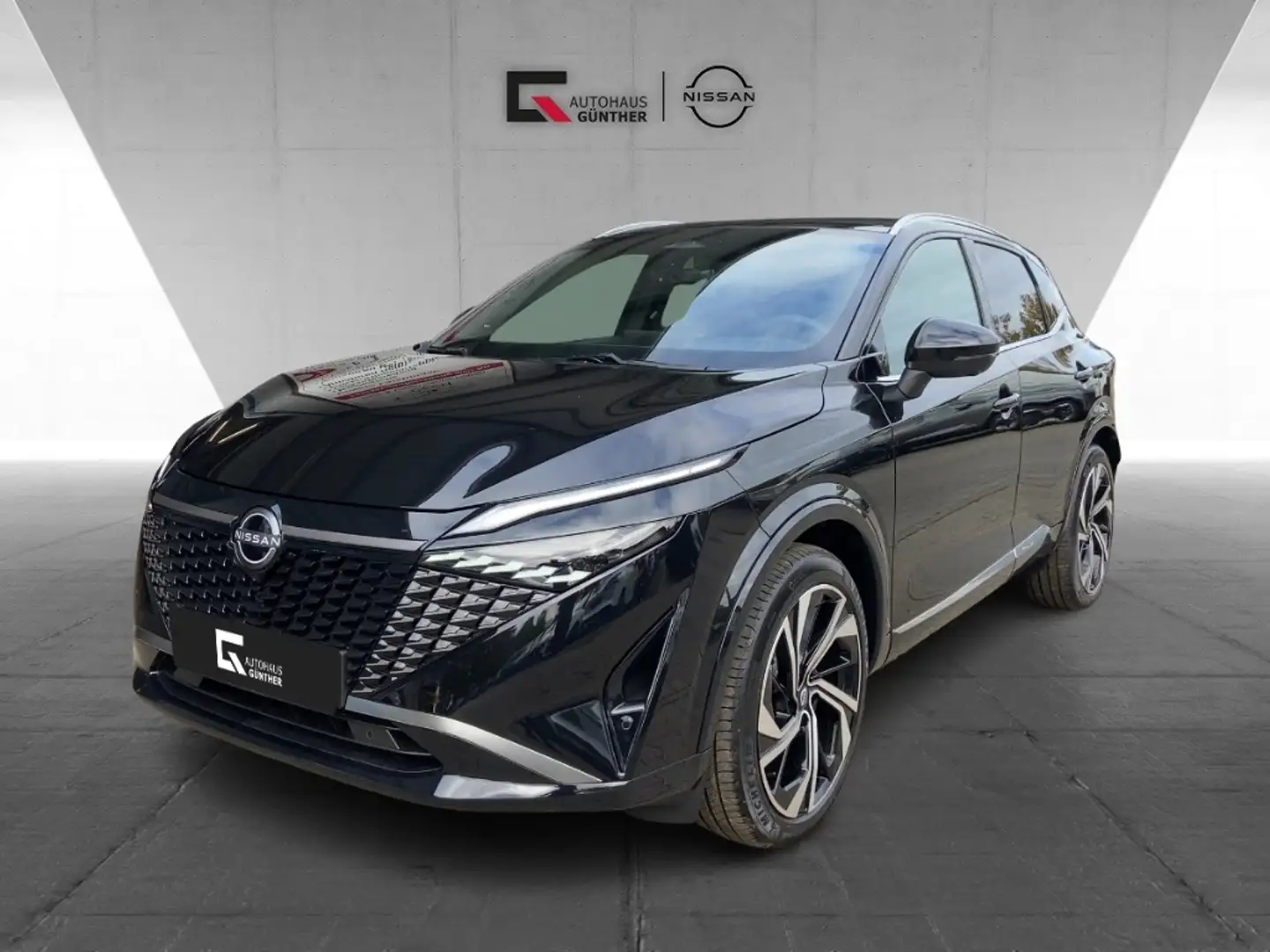 Nissan Qashqai Tekna+ 1.3 DIG-T MHEV Xtronic Kamera CarPlay Zwart - 1