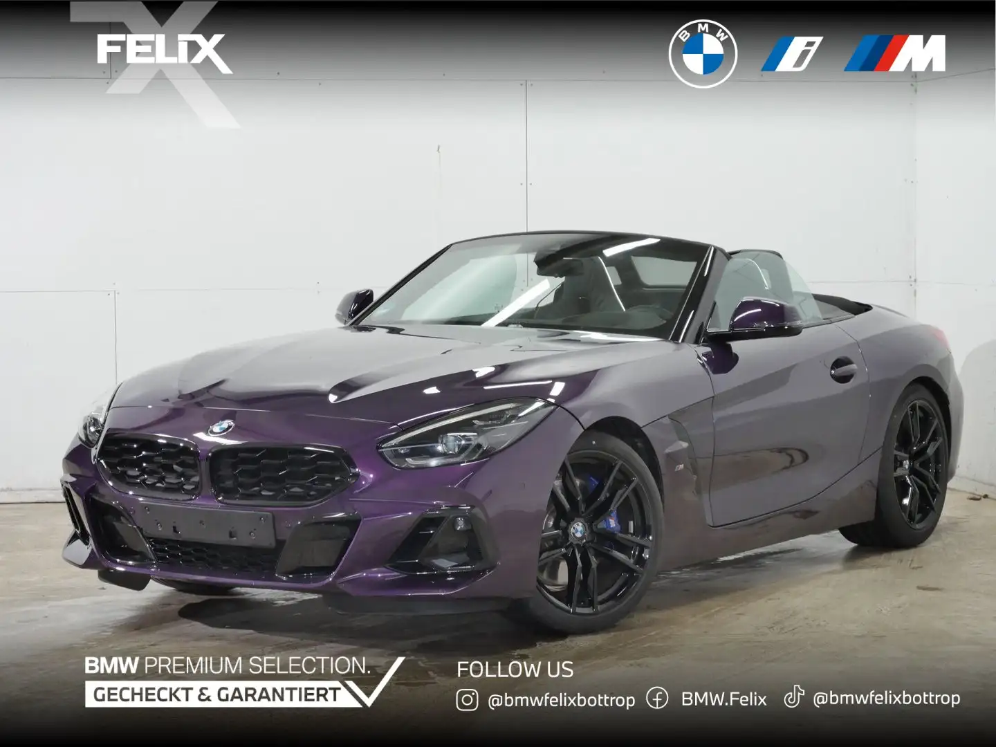 BMW Z4 M40i M SPORT+19"ALU+LIVE COCKPIT PRO+DR: ASSIST Violett - 1
