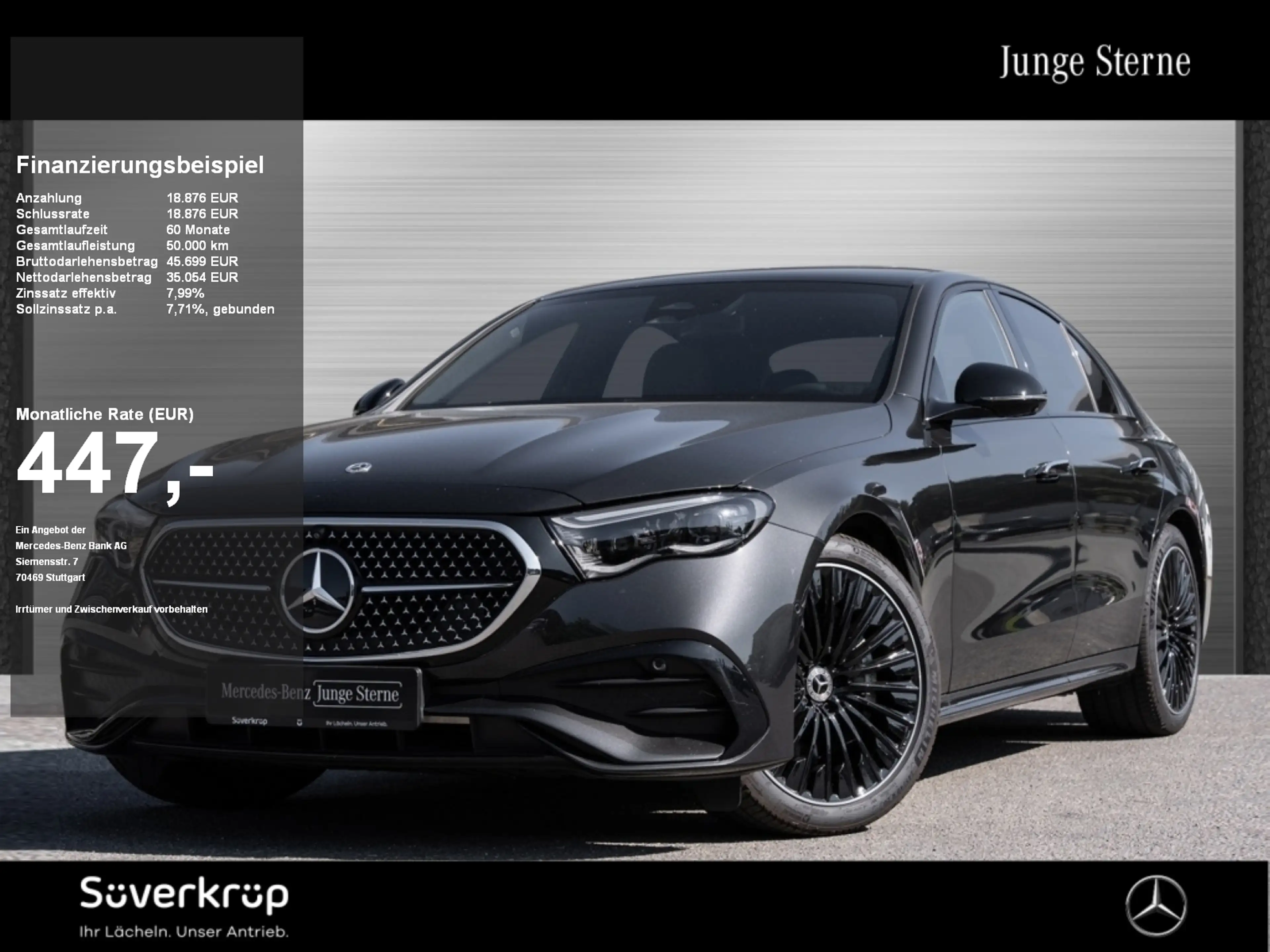 Mercedes-Benz E 300 e , AMG BURM NIGHT MEMO 360 AHK DISTR SPUR