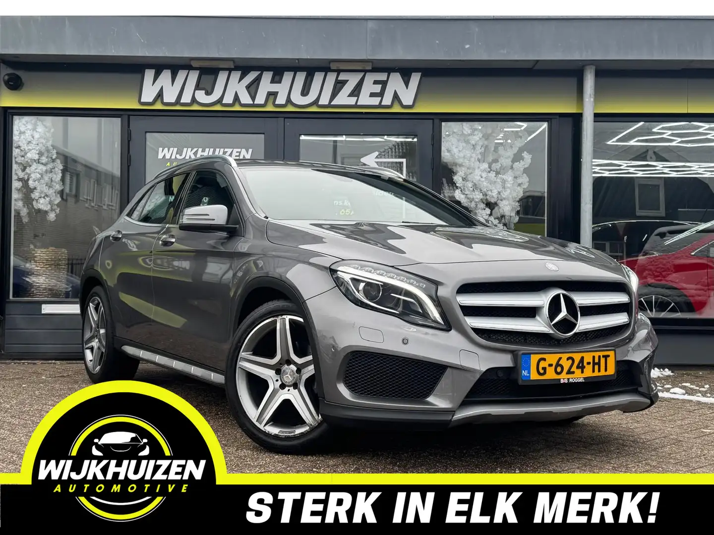 Mercedes-Benz GLA 200 Prestige AMG met Led !!! Leder / Alcantara !!! 19 Grau - 1