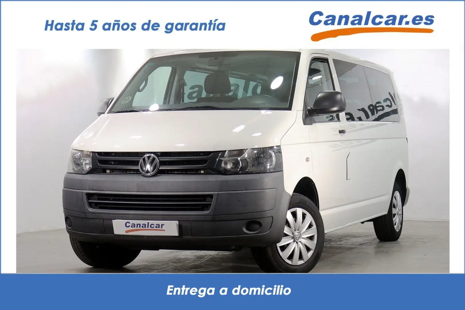 Volkswagen T5 Transporter Kombi 2.0TDI Largo Techo Normal 102 Blanco - 1