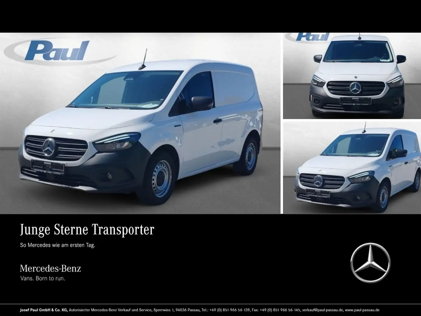 Mercedes-Benz Citan e KA  Kamera+PTS hinten+LED+Sitzheizung Blanc - 1