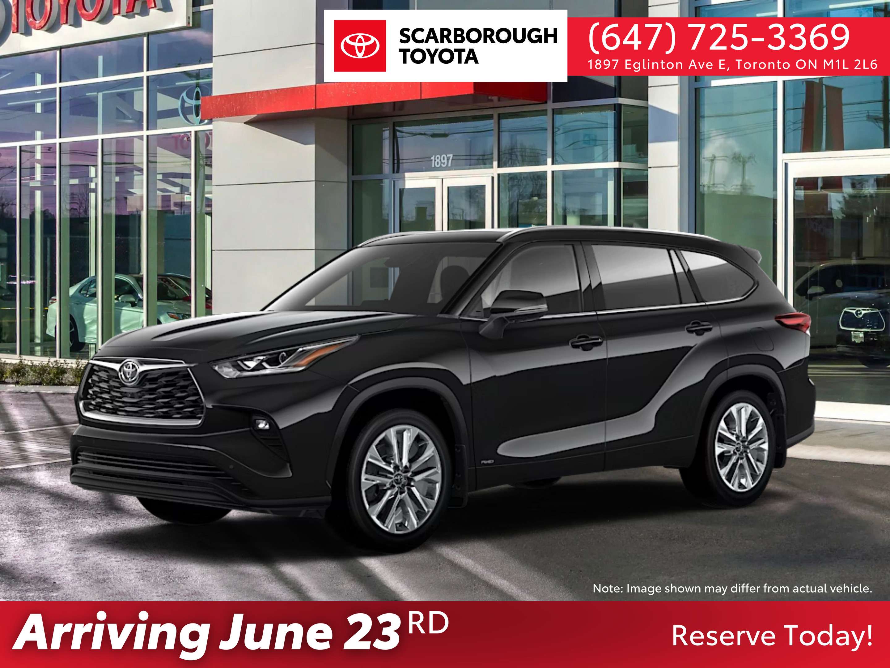 Black 2026 Toyota Highlander SUV / Crossover Automatic
