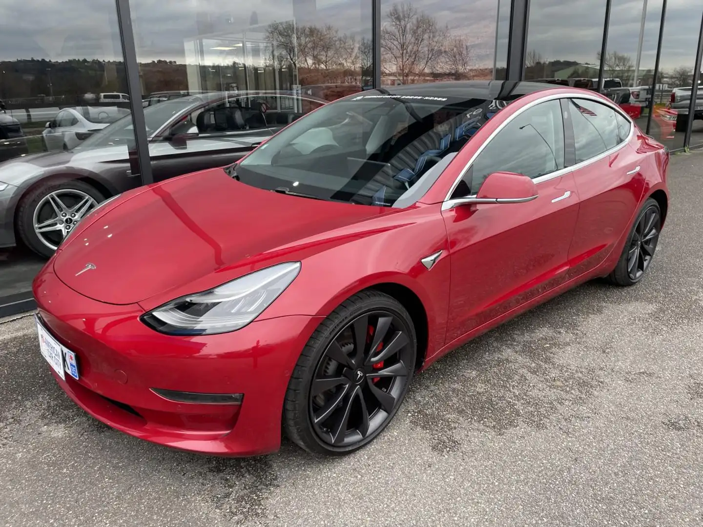 Tesla Model 3 Performance PUP Upgrade Dual Motor AWD Rouge - 1