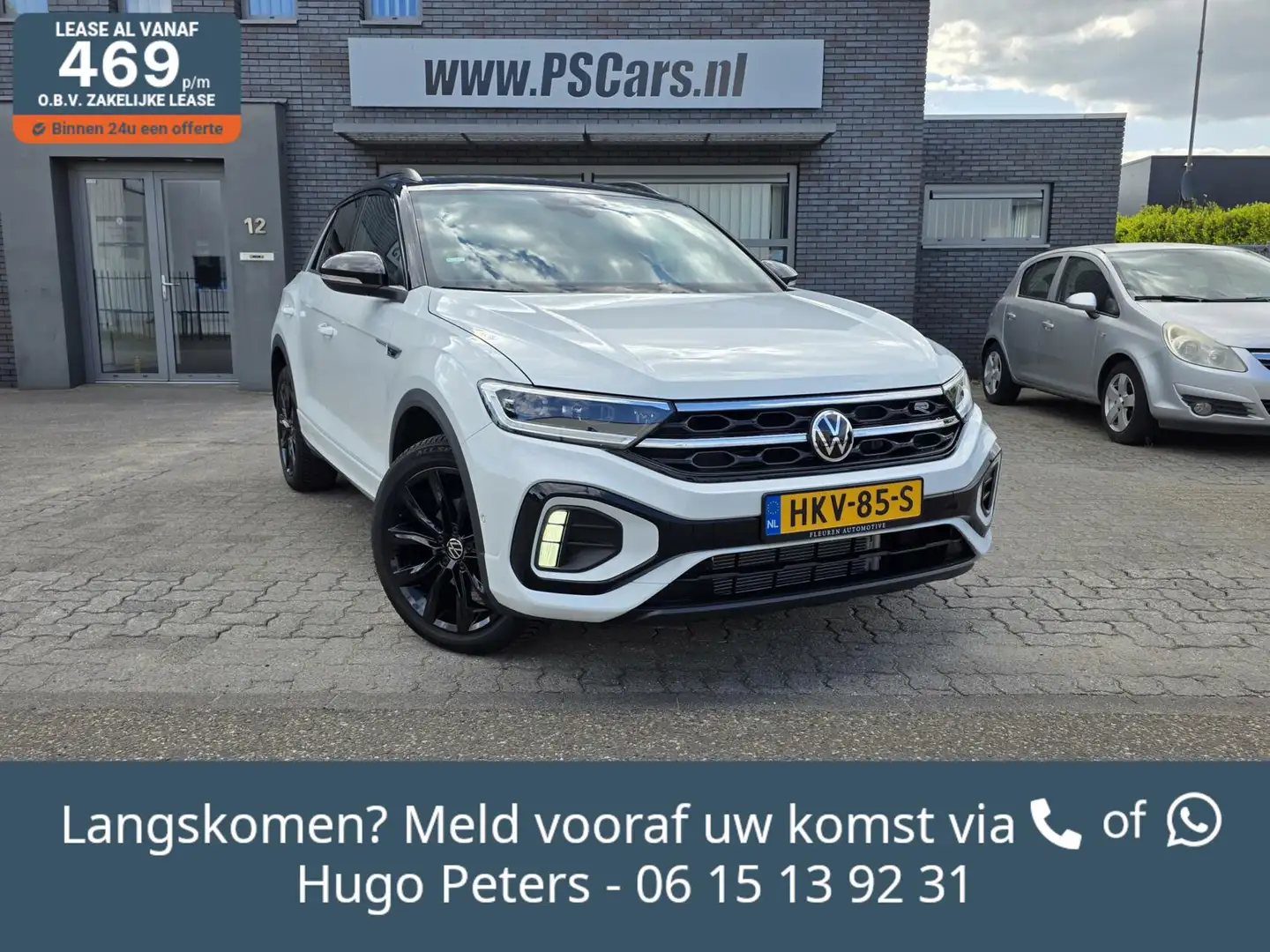 Volkswagen T-Roc 1.5 TSI R-Line IQ|ERGO|Stuurver|APP|12-2023 Blanc - 1