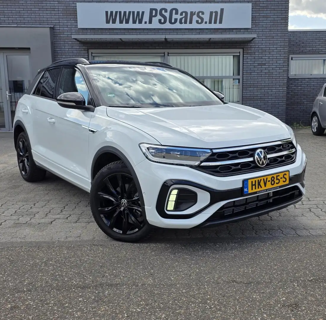Volkswagen T-Roc 1.5 TSI R-Line IQ|ERGO|Stuurver|APP|12-2023 Blanc - 2