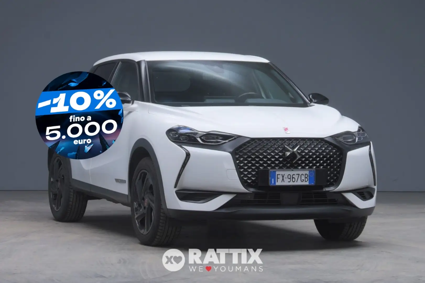 DS Automobiles DS 3 Crossback 1.2 PureTech 155CV PerformanceLine AT8 Weiß - 1