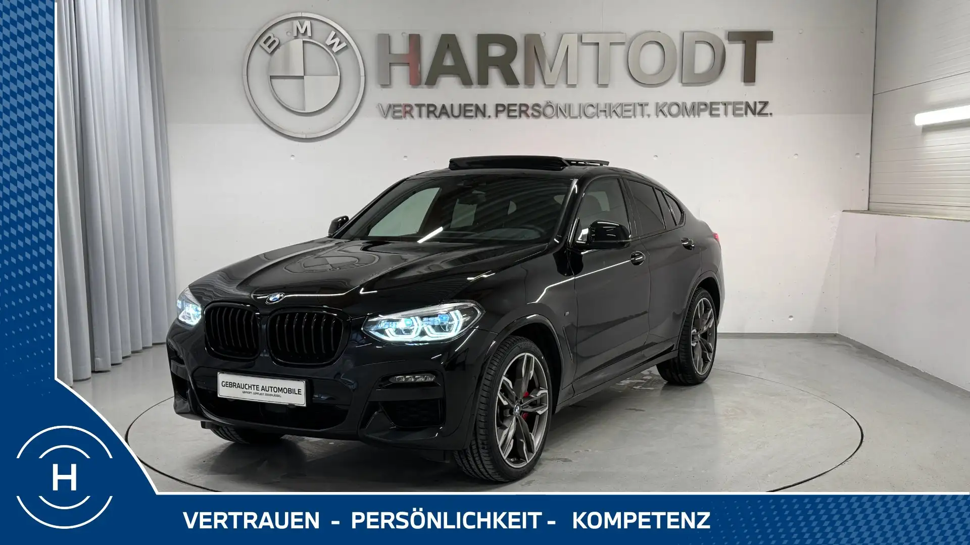 BMW X4 M40d Schwarz - 1