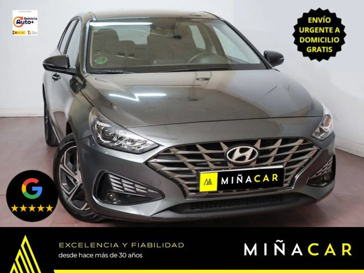 Hyundai i30 1.0 TGDI Klass LR 48V 120 Gris - 1