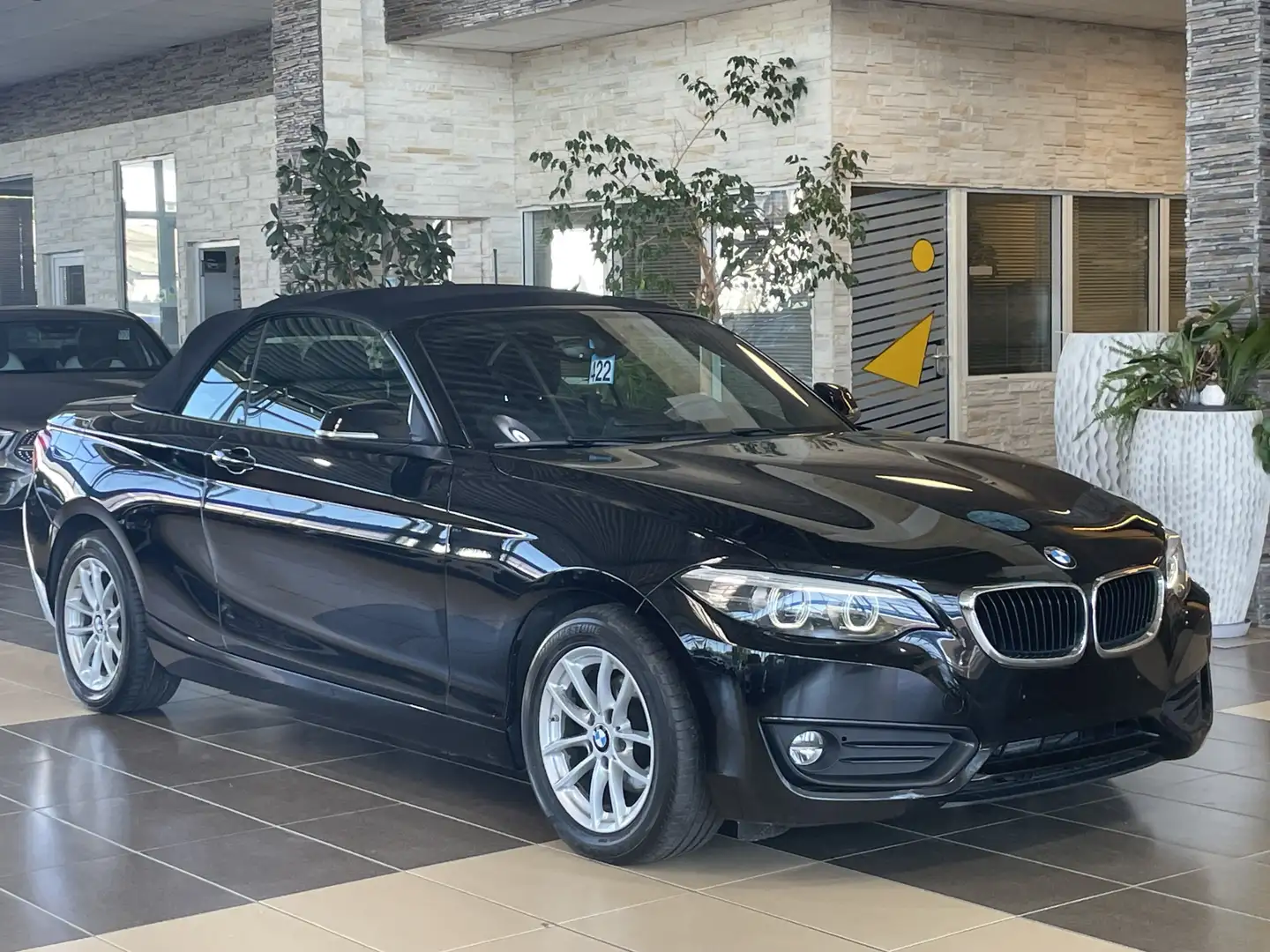 BMW 218 d Business Navi LED SHZ DAB Klimaauto. Schwarz - 1