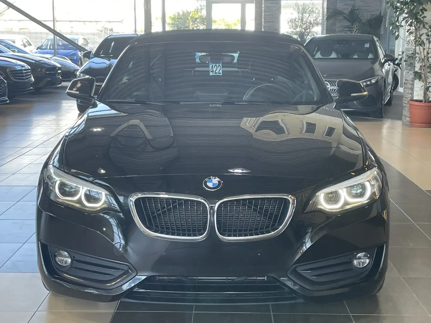 BMW 218 d Business Navi LED SHZ DAB Klimaauto. Schwarz - 2