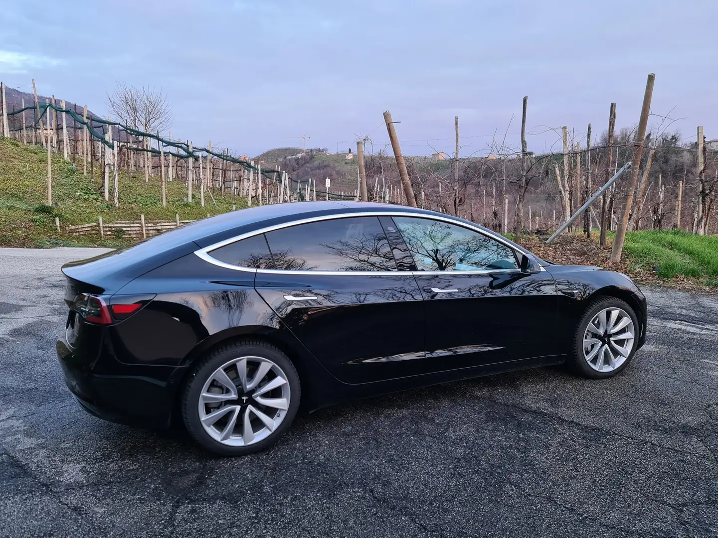 Tesla Model 3 Long Range - TUTTI GLI EXTRA IN DESCRIZIONE Nero - 2