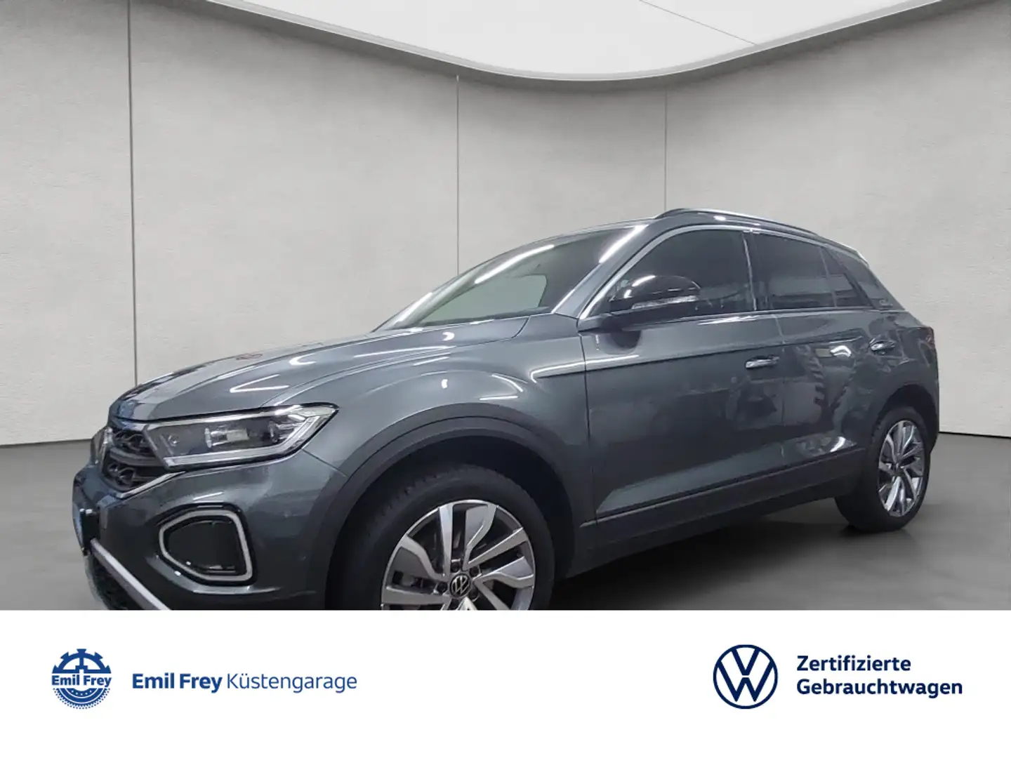 Volkswagen T-Roc 2.0 TDI DSG GOAL NAVI GRA ACC Grau - 1