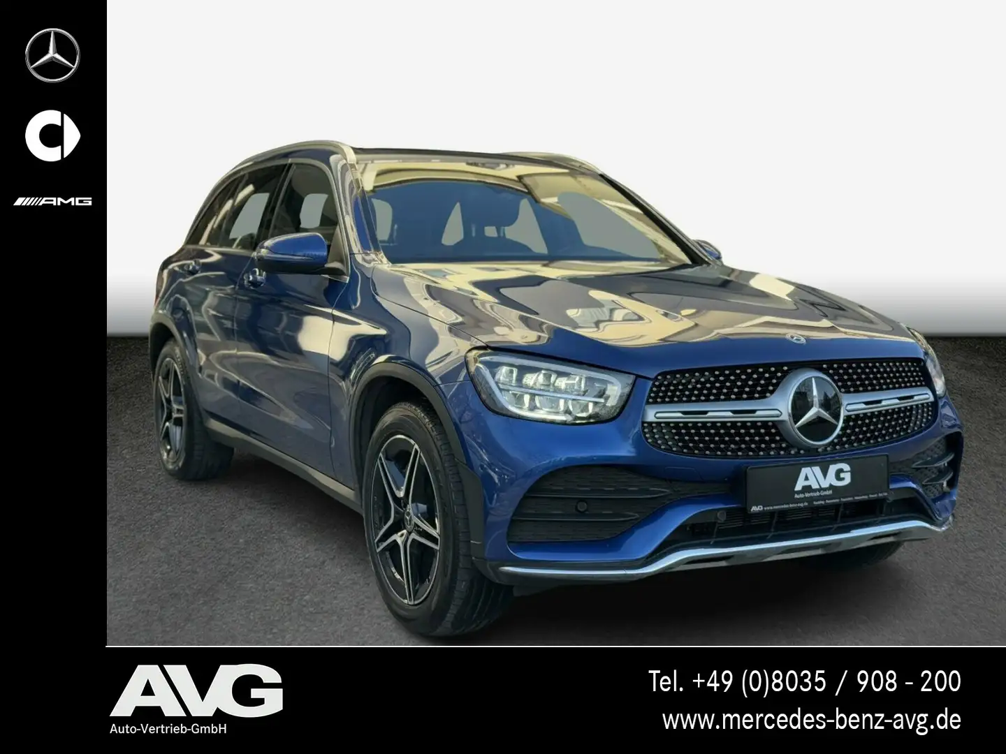 Mercedes-Benz GLC 300 GLC 300 de 4M AMG AirBody AHK Pano DigDisp. Dist Albastru - 2