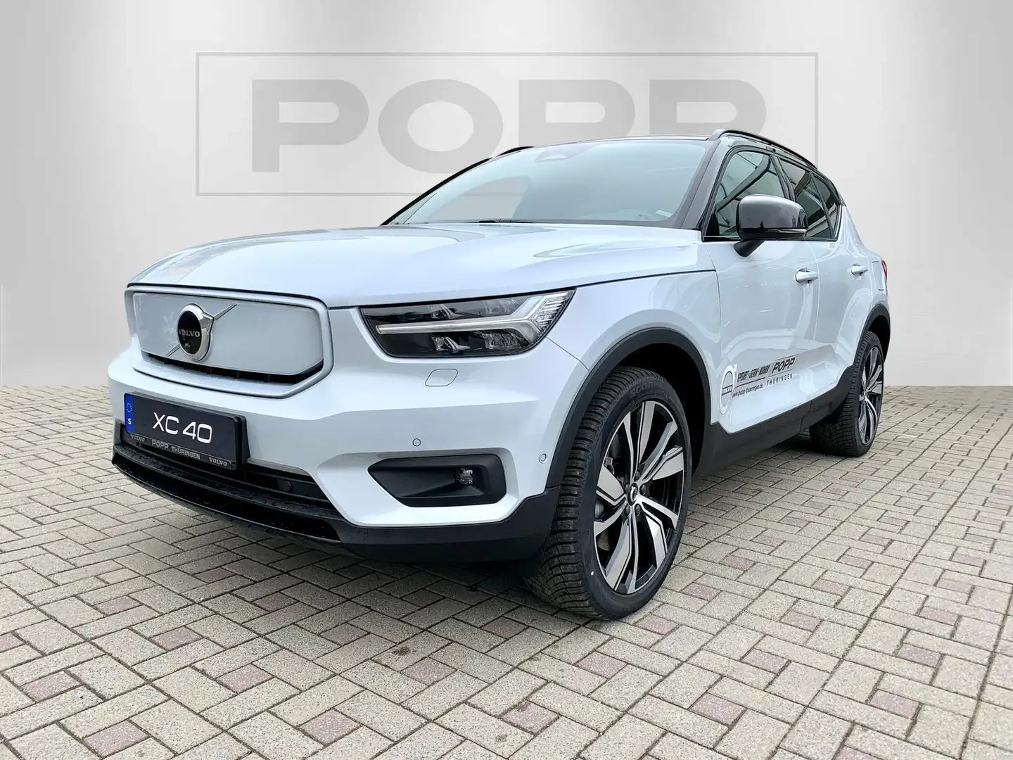 Volvo EX40 P8 AWD Pure Electric Pro 360° ACC PANO WÄPU Argent - 1