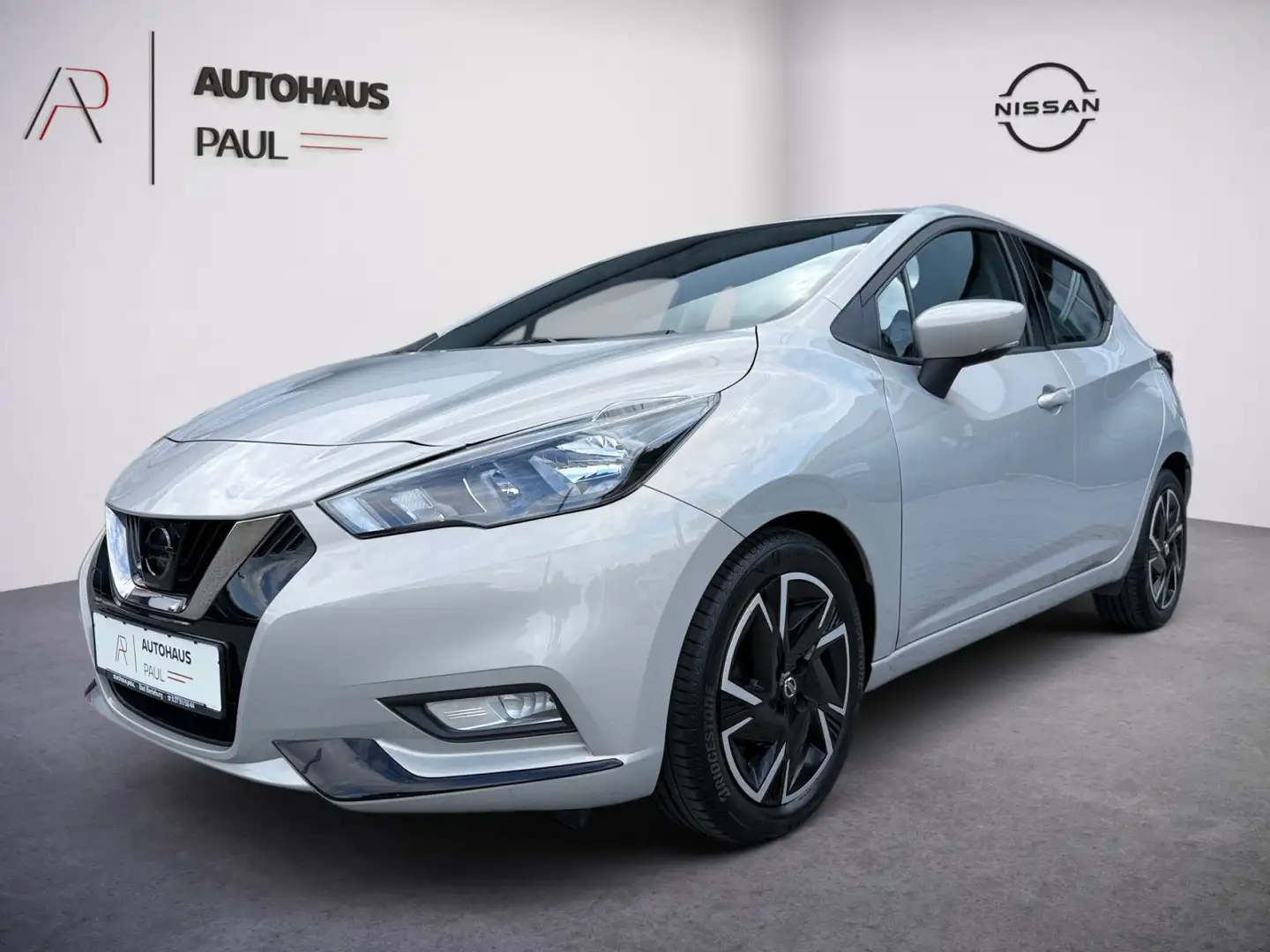 Nissan Micra 1.0 IG-T N-Way, Klima, Navi, SHZ, PDC Silber - 2
