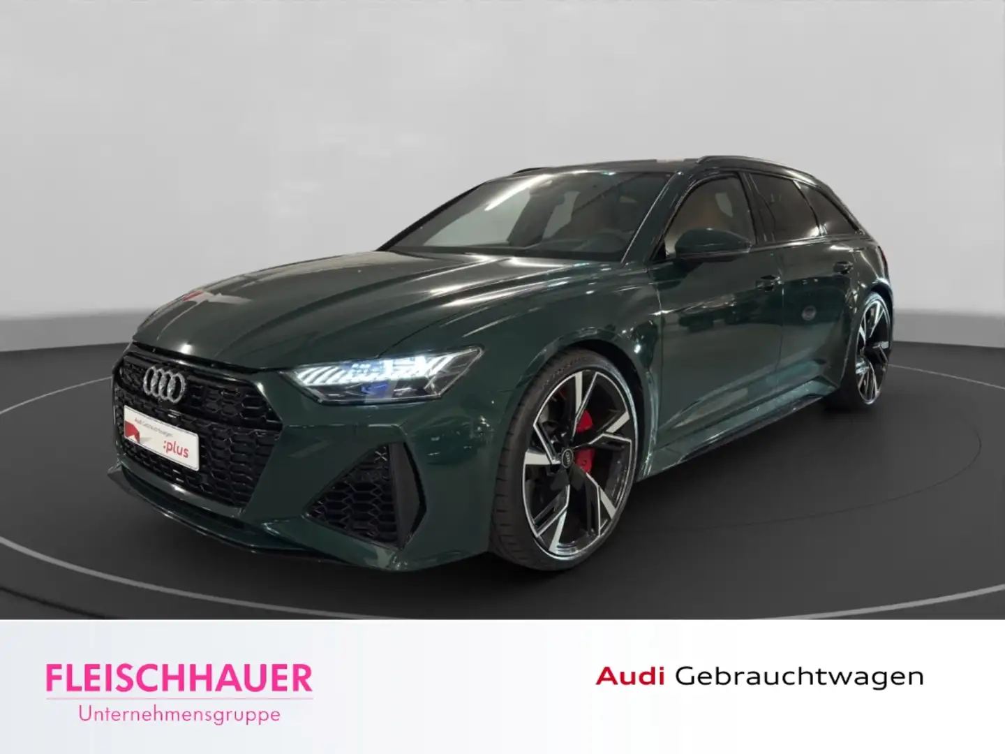 Audi RS6 Avant 4.0 TFSI qu. Laser+Pano+Dynamik+B&O+HUD+22'' Groen - 1