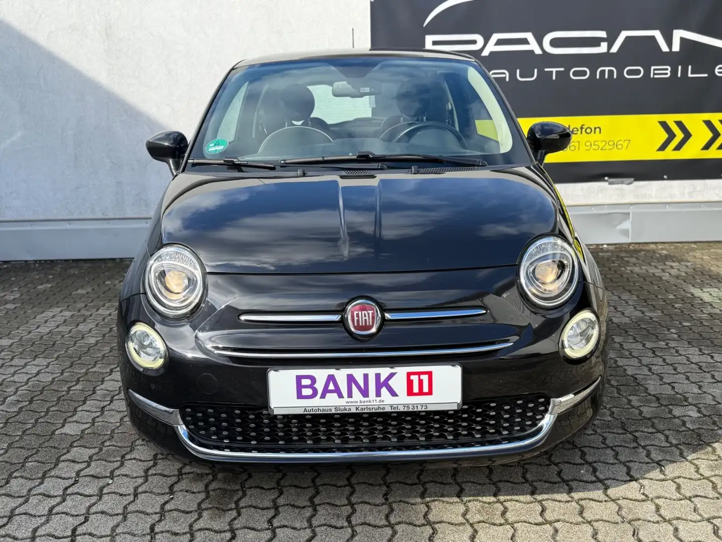 Fiat 500 1HAND/VOLLAUSSTATTUNG/ZAHNRIEMEN NEU/ Schwarz - 2
