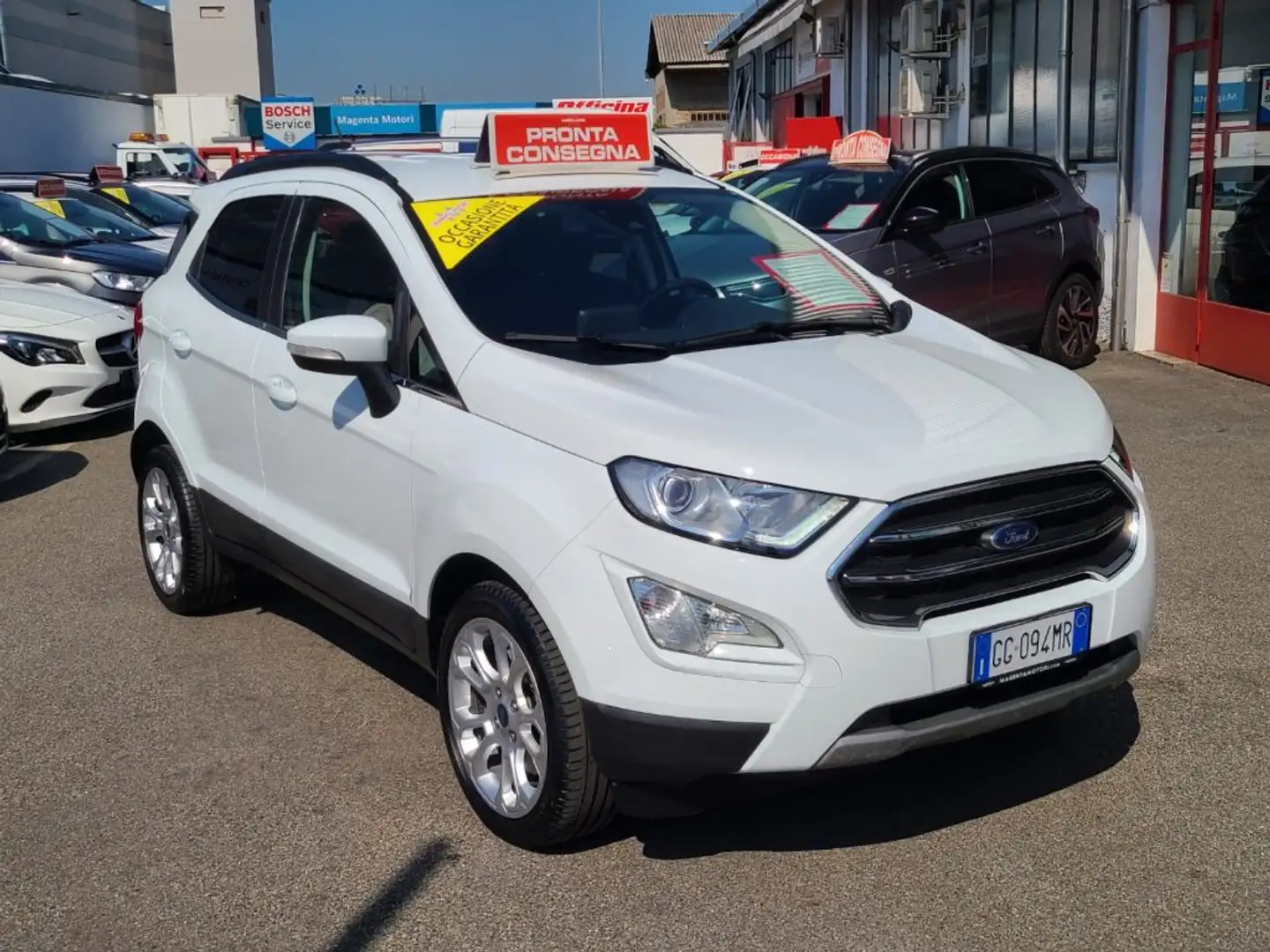 Ford EcoSport 1.0 EcoBoost 125 CV S&S Titanium Bianco - 1