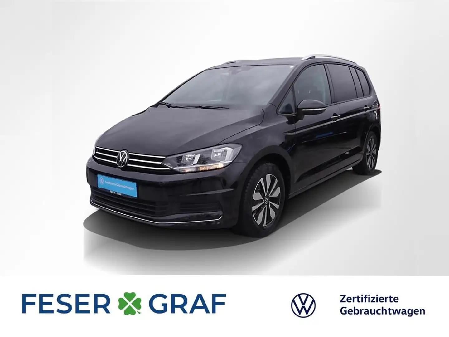 Volkswagen Touran 1.5 TSI Goal 7Si ACC Navi RüKa Sitzh. 16" Schwarz - 1
