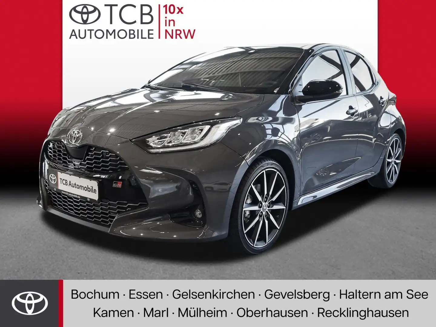 Toyota Yaris 1.5 Hybrid GR Sport SHZ PDC BT Navi Klima Gris - 1