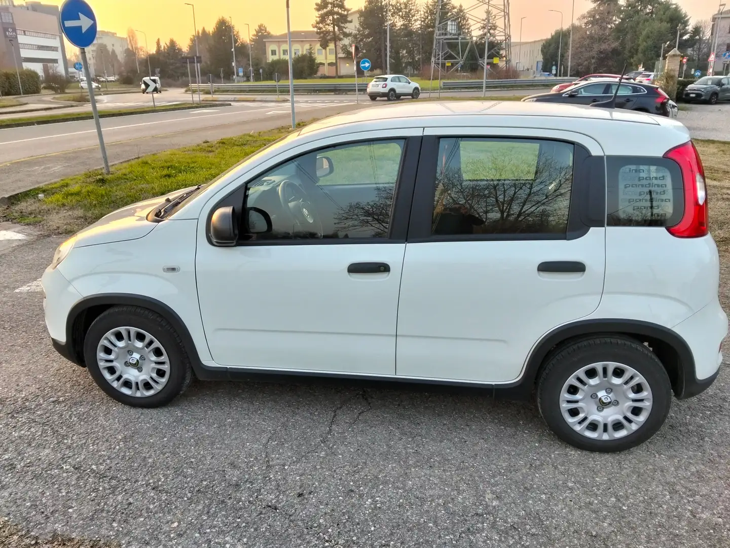 Fiat Panda Pandina 1.0 firefly hybrid s km 5000 Blanc - 2