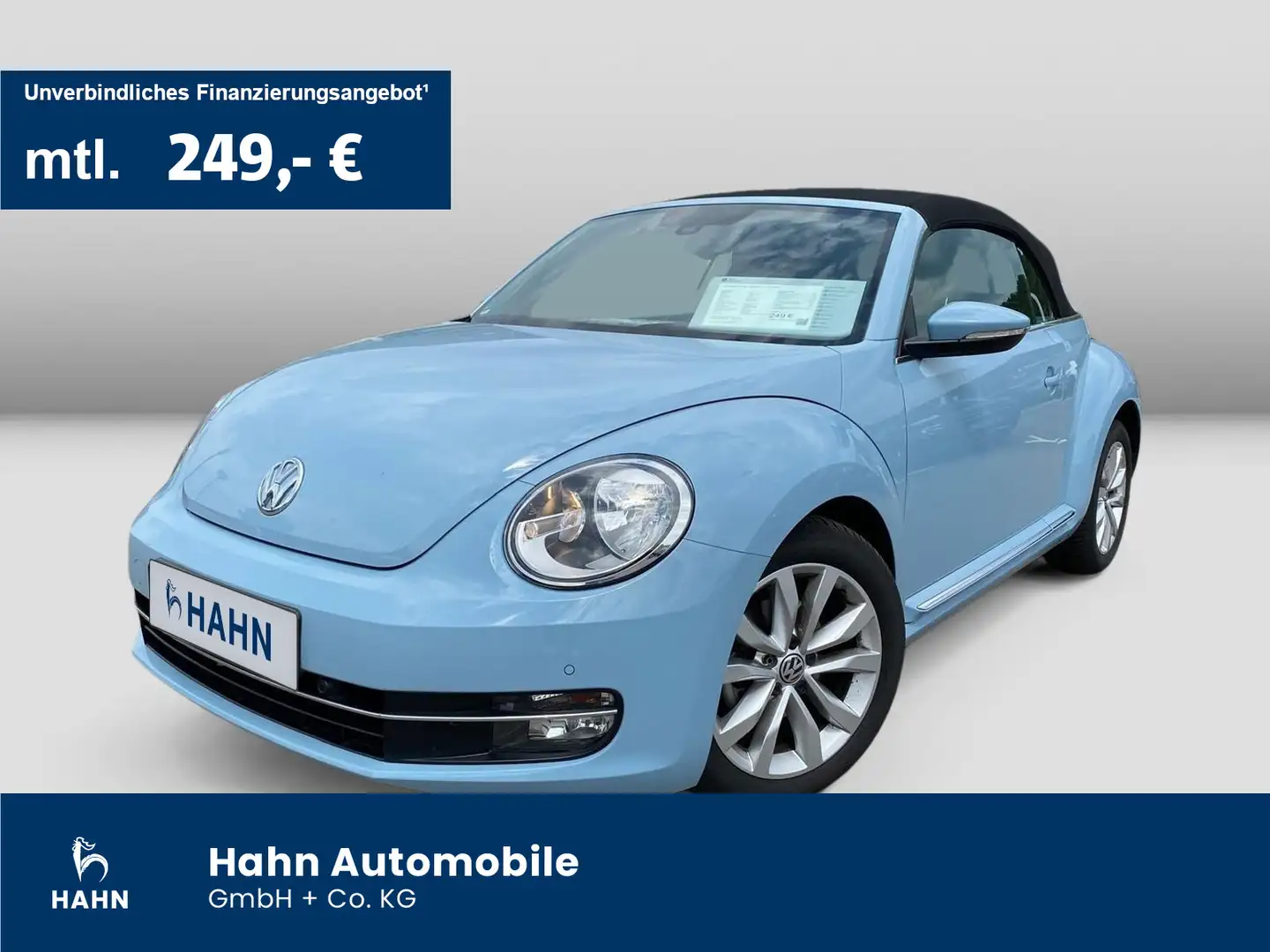 Volkswagen Beetle Cabriolet 1.2 TSI Design Navi PDC Klima Blau - 1