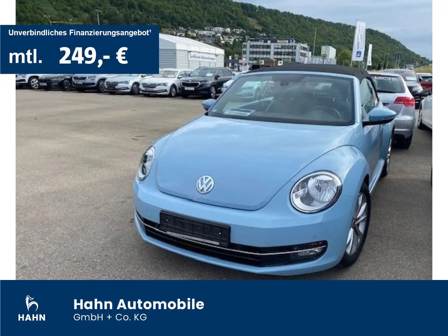 Volkswagen Beetle Cabriolet 1.2 TSI Design Navi PDC Klima Bleu - 1