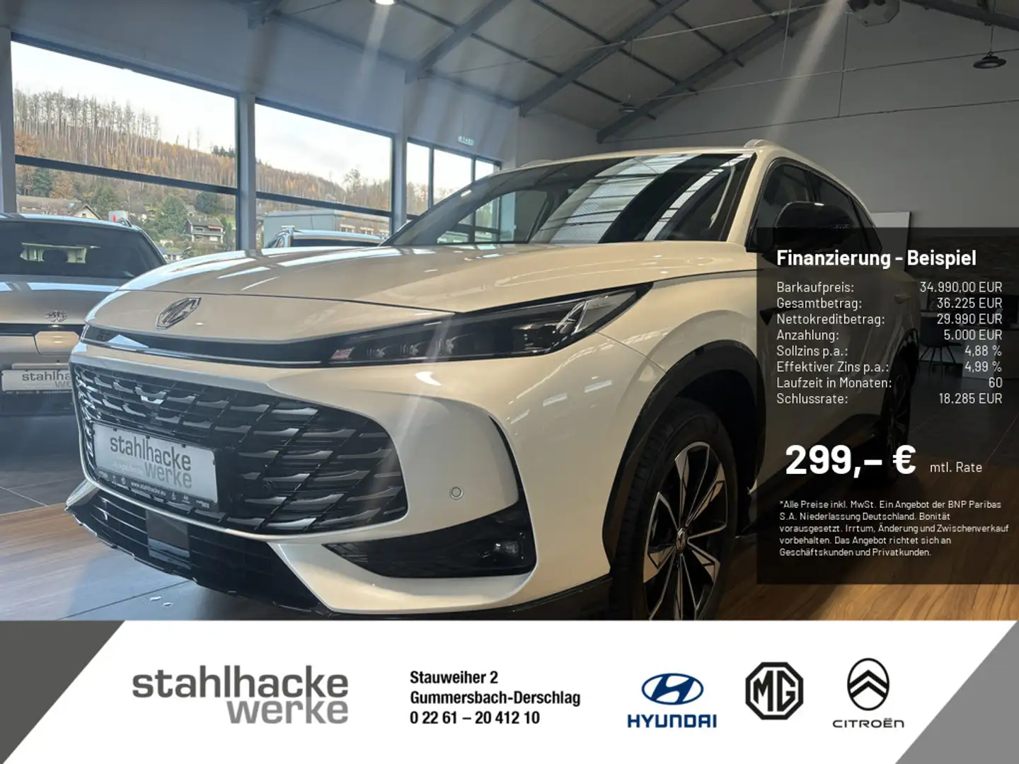 MG HS Plugin-Hybrid Luxury I sofort verfügbar Weiß - 1