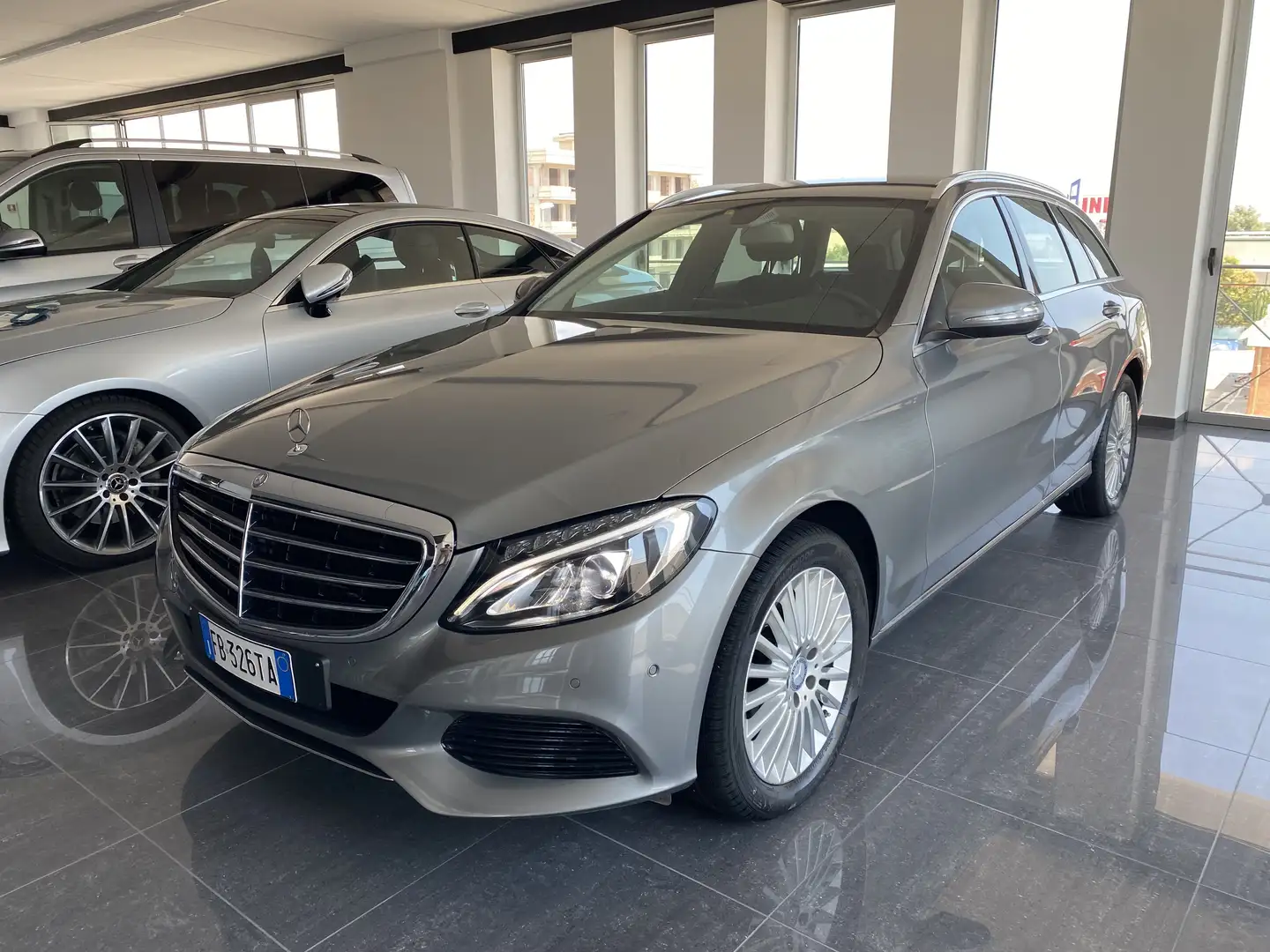 Mercedes-Benz C 200 d SW SportPlus NAVI/LED/CLIMA BIZONA/PORTELLONE EL Grigio - 2