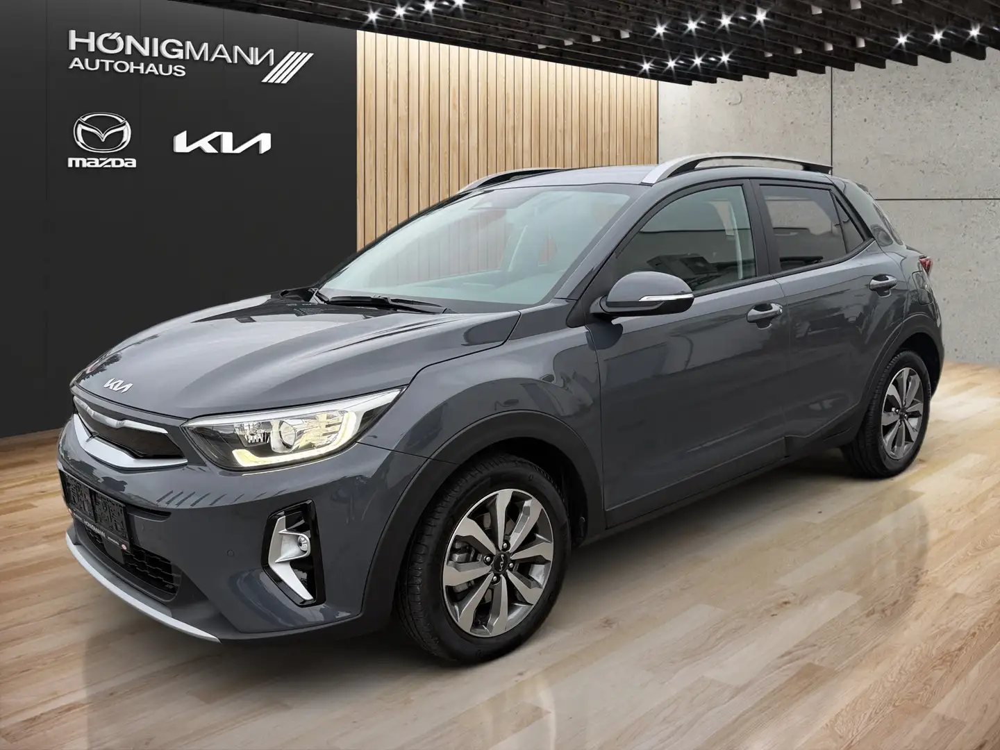 Kia Stonic 1,0 TGDI GPF ISG Gold Grau - 1