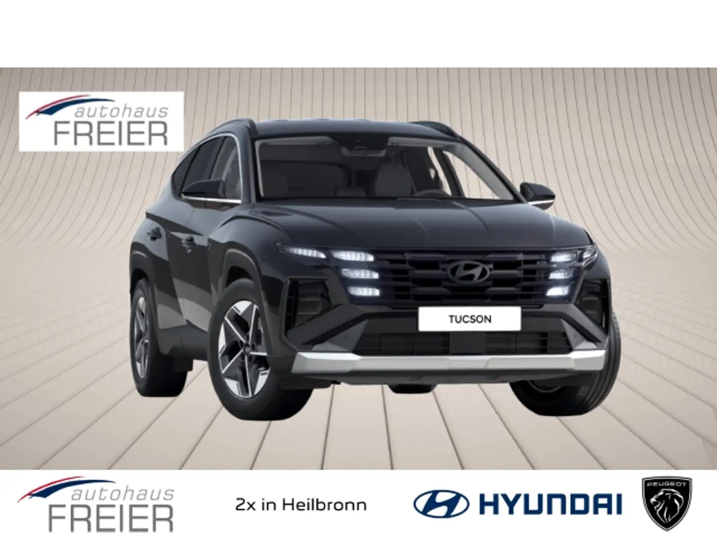 Hyundai TUCSON Trend Mild-Hybrid 2WD 1.6 T-GDI EU6e Navi Digitale Schwarz - 1