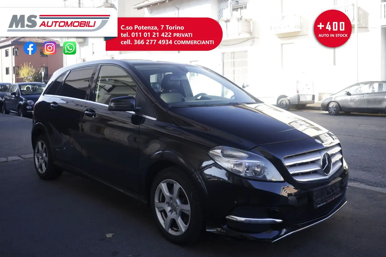 Mercedes-Benz B 200 B 200 NGD Premium Unicoproprietario Noir - 1