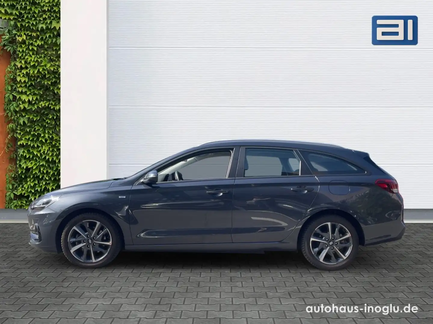 Hyundai i30 1.0 TGDI*7-DCT*LED*Navi*RKam*Lenk Shz*FCA Gris - 2