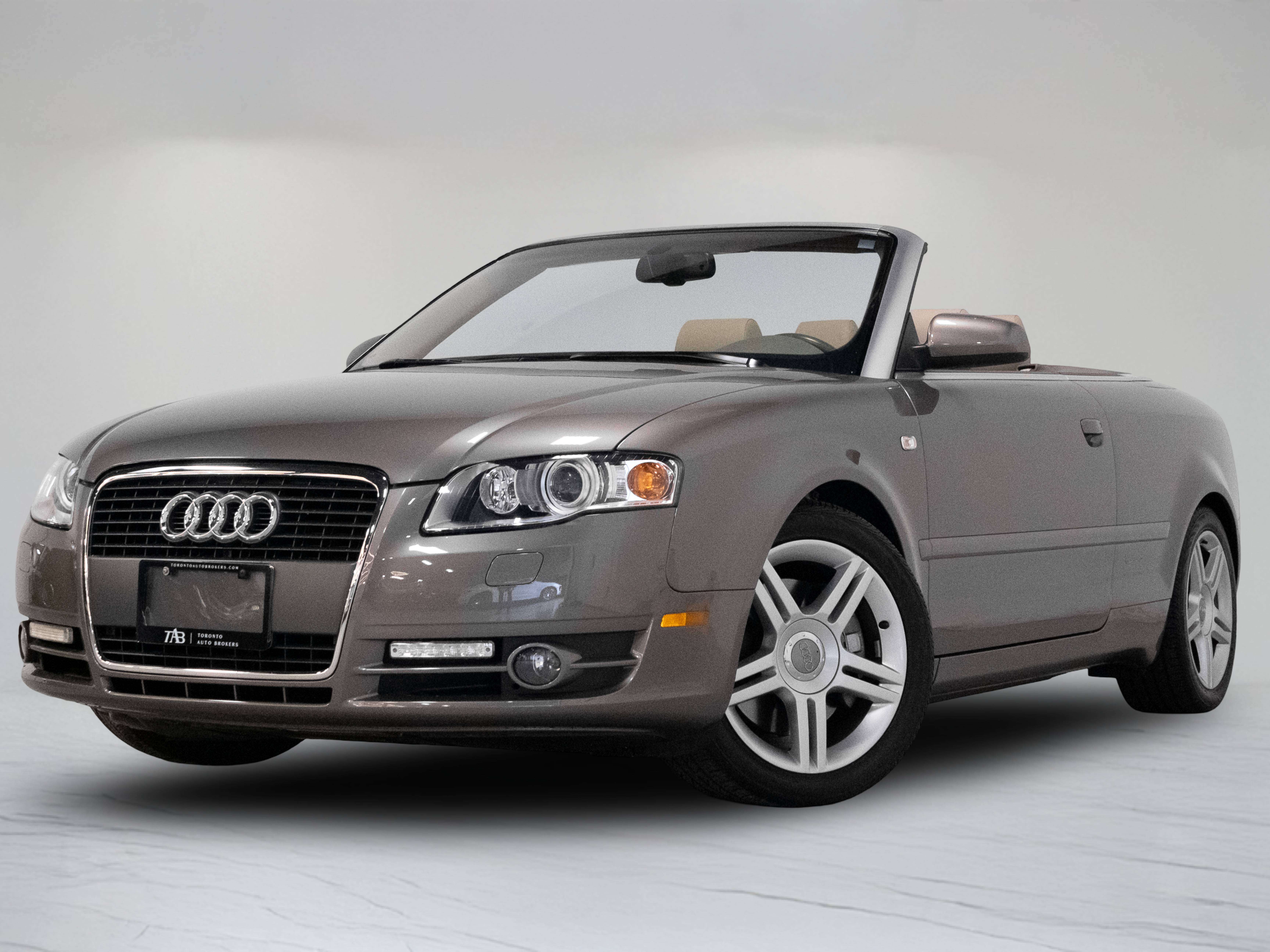 Brown (Beige) 2007 Audi A4 Convertible All-Wheel Drive Automatic