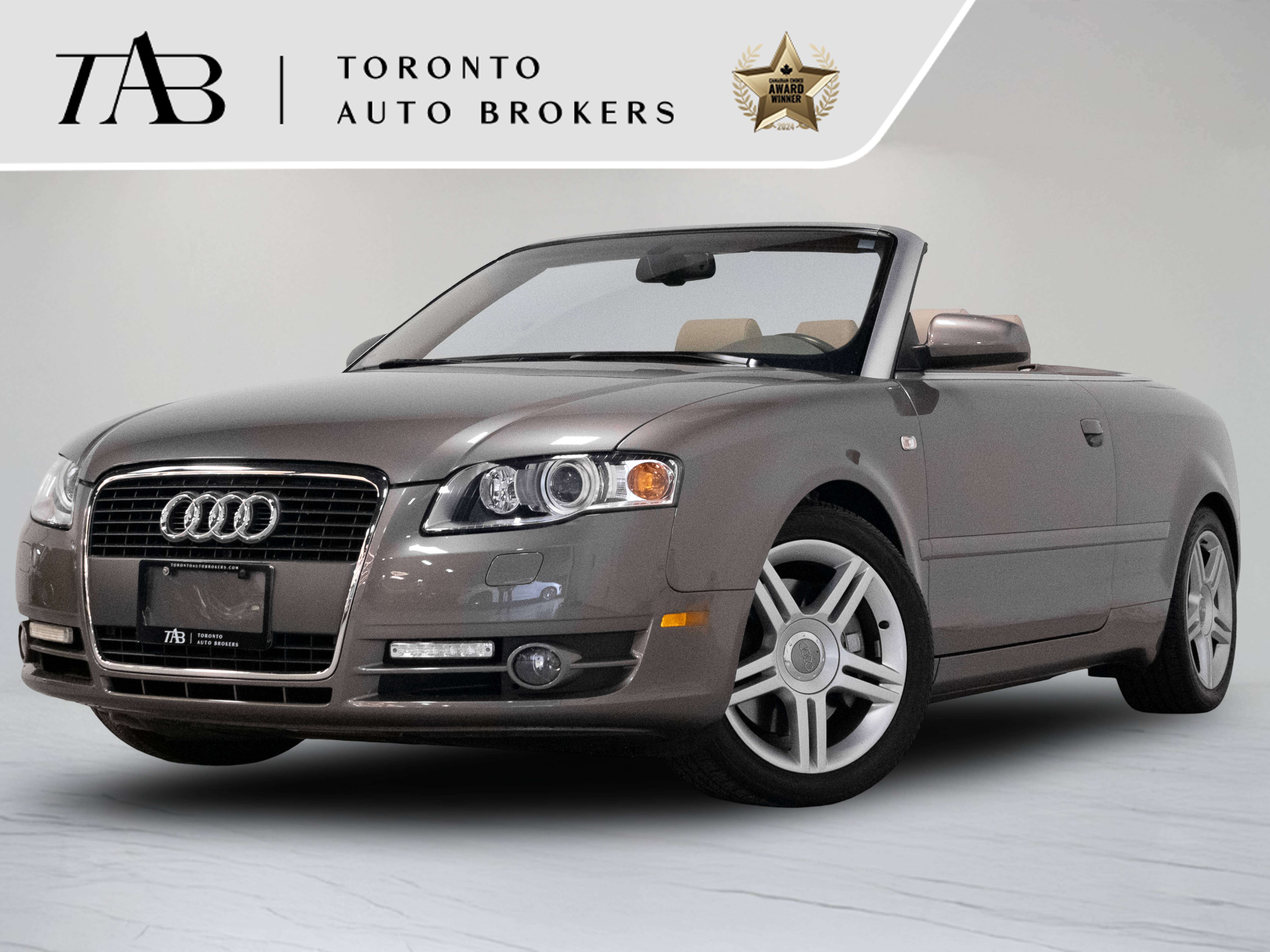 Brown (Beige) 2007 Audi A4 Convertible All-Wheel Drive Automatic