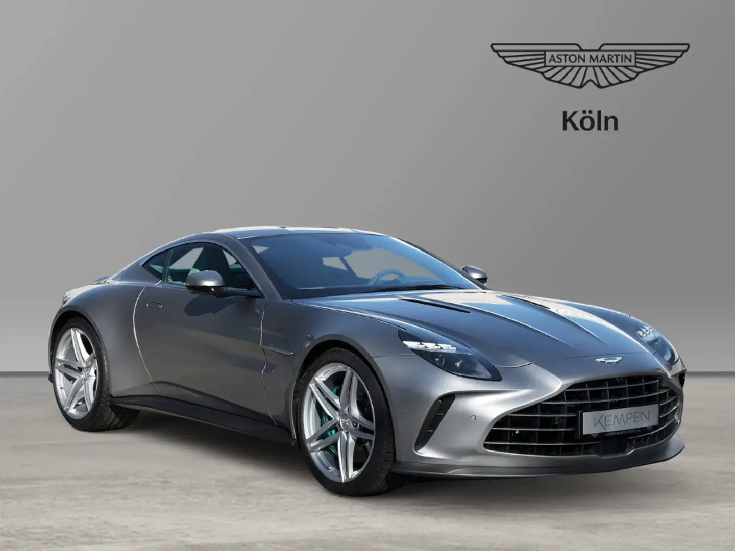 Aston Martin Vantage Aluminite Silver / Sage Green Plateado - 2