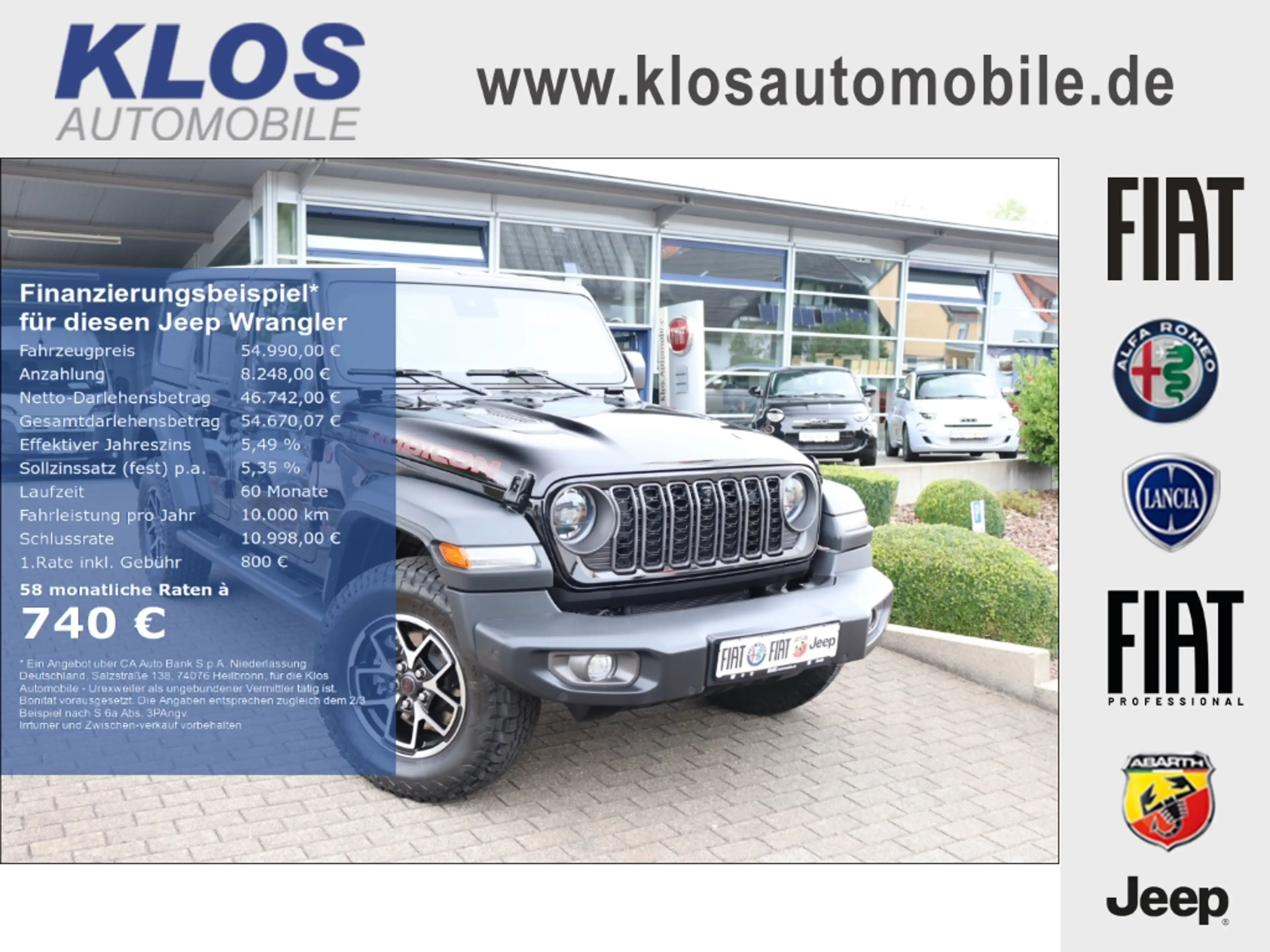 Jeep Wrangler UNLIMITED RUBICON 2.0l T-GDI 272 PS