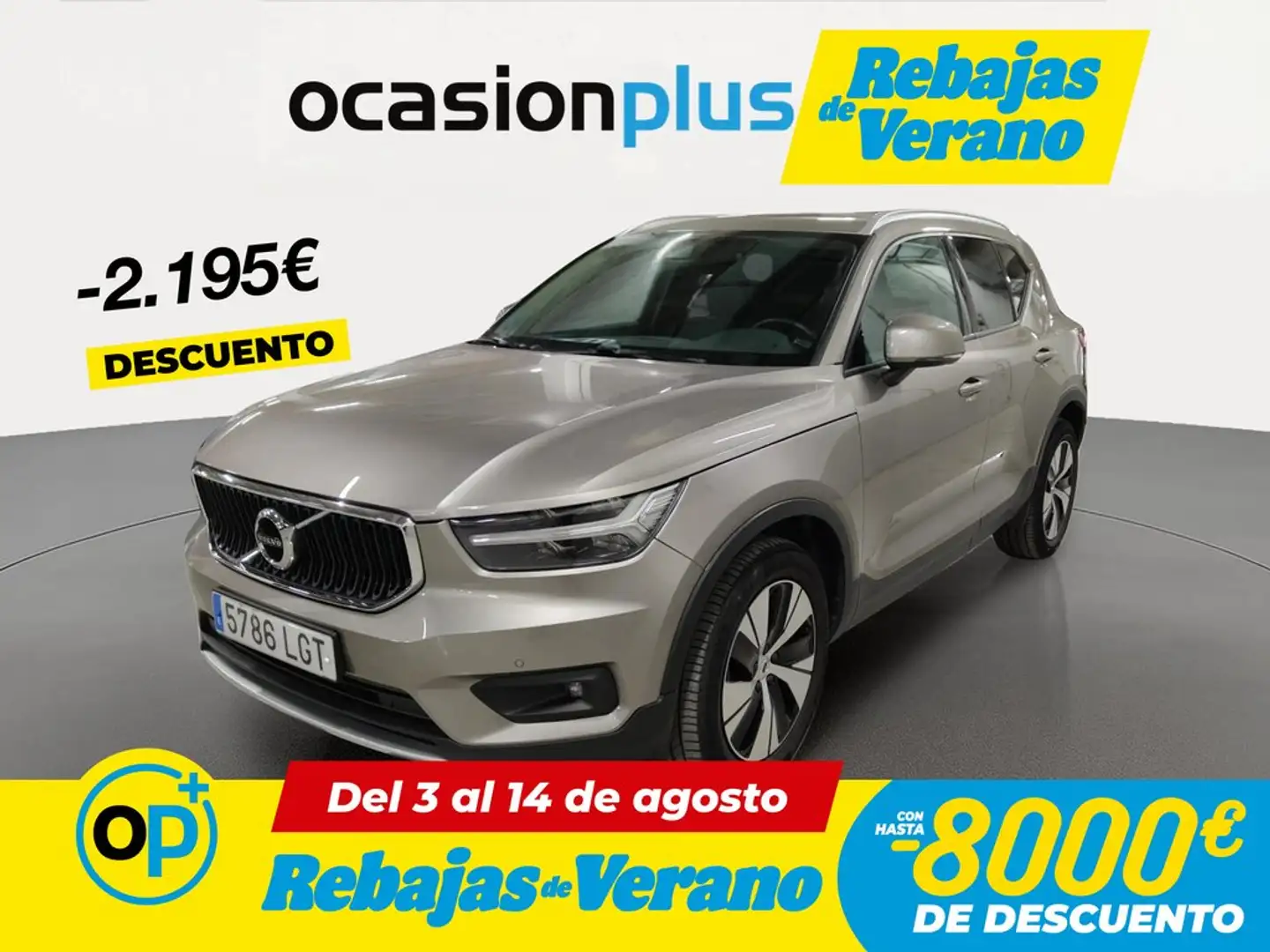 Volvo XC40 T3 Business Plus Gris - 1