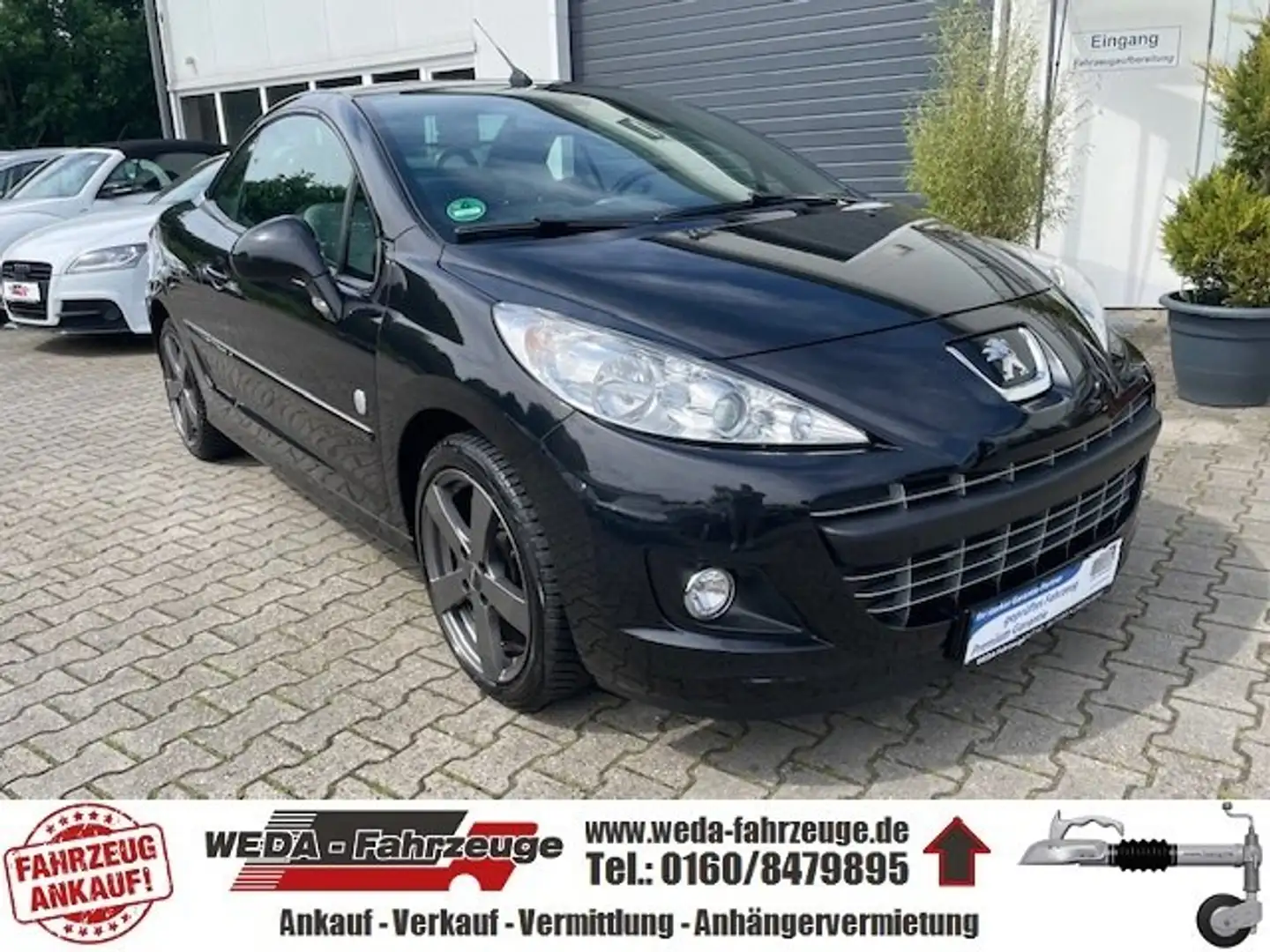 Peugeot 207 CC 120 VTi Roland Garros - TÜV/AU NEU Schwarz - 1