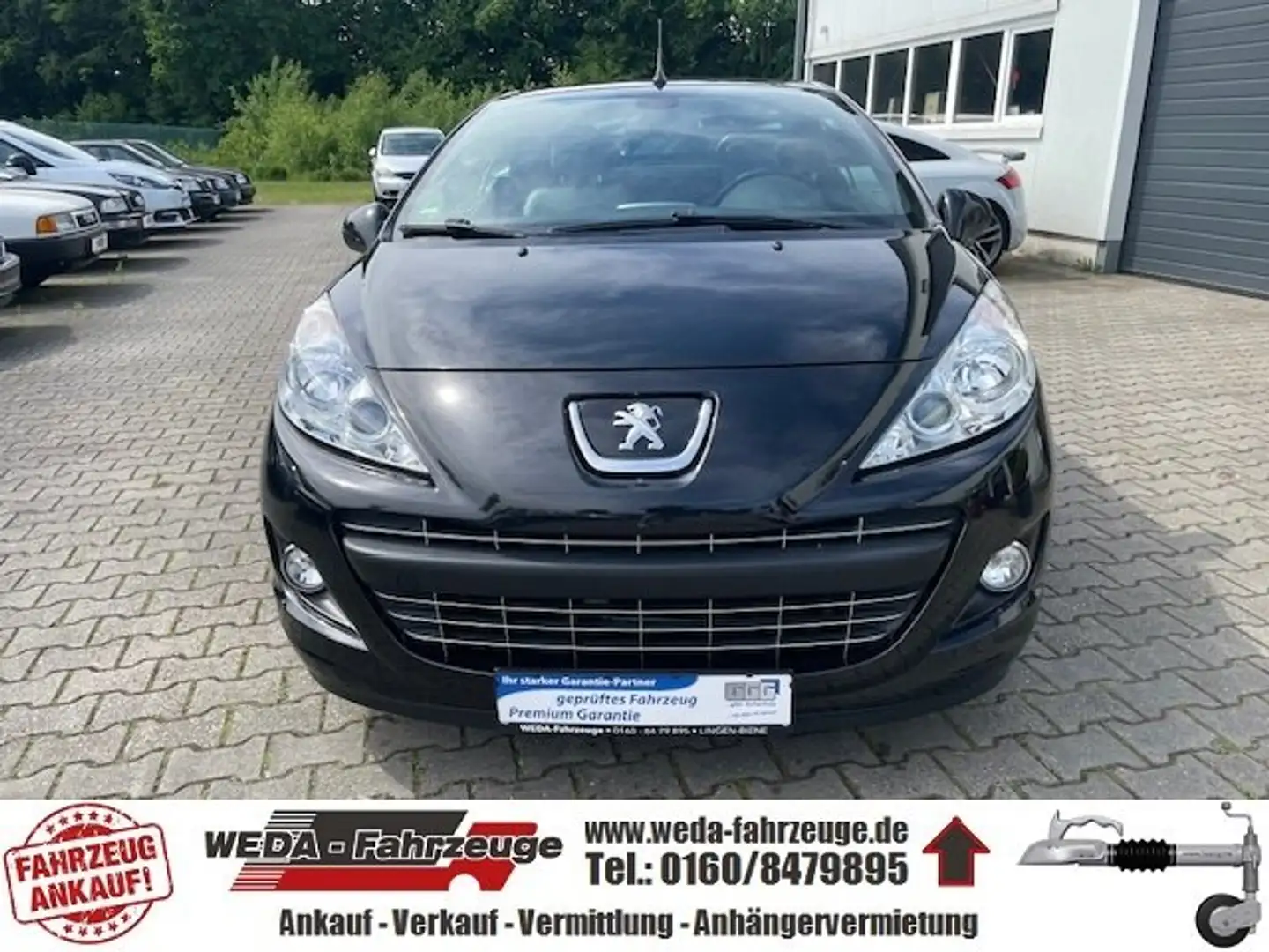 Peugeot 207 CC 120 VTi Roland Garros - TÜV/AU NEU Schwarz - 2