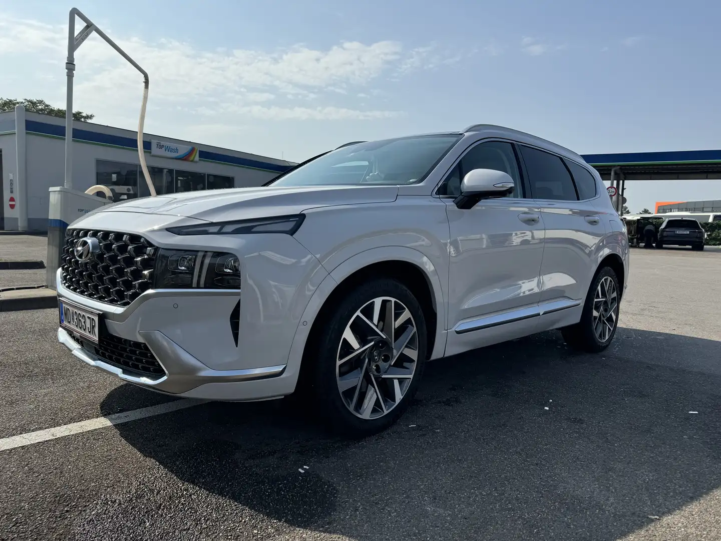 Hyundai SANTA FE 2,2 CRDi 4WD Luxury Line DCT Aut. Beyaz - 1