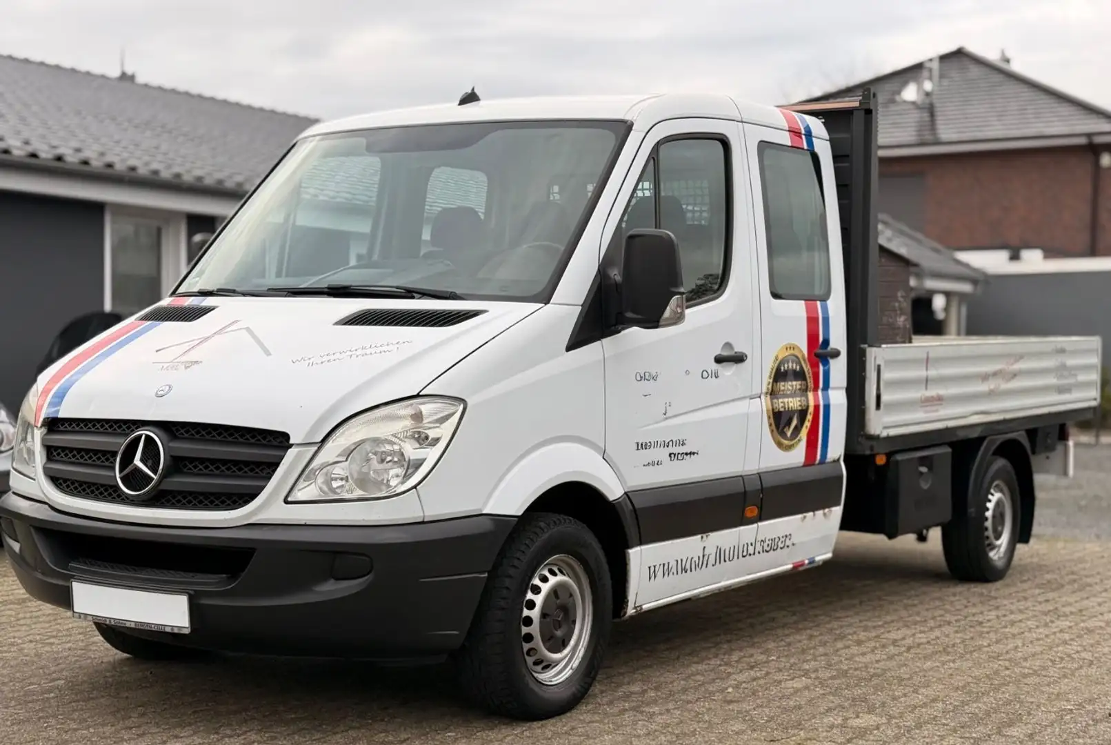 Mercedes-Benz Sprinter Pritsche  Lang Rad 313 CDI 2-Hand Neue TÜV Blanc - 1